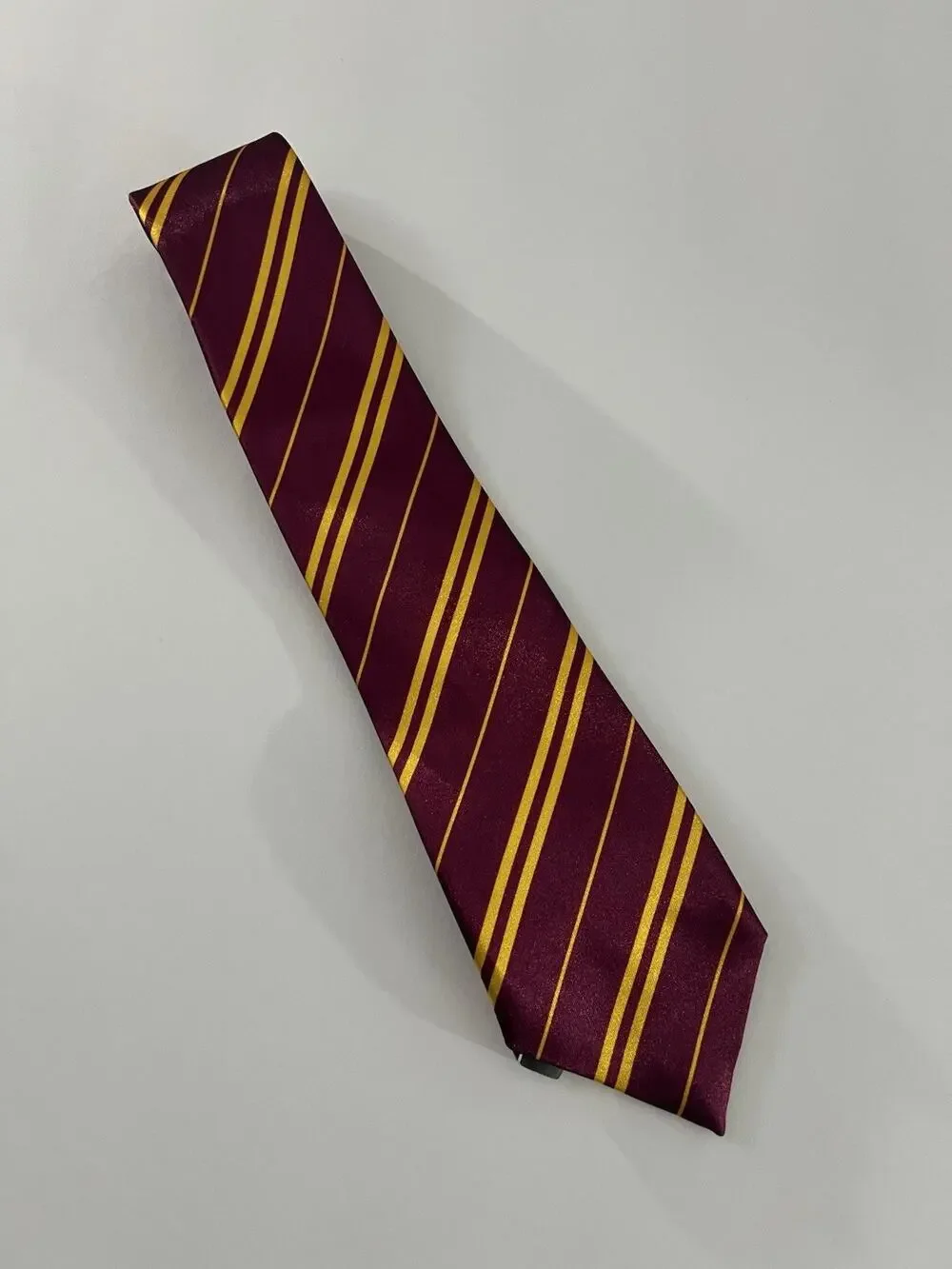 Harry Potter Gryffindor Tie Burgundy and Gold Striped Necktie 52